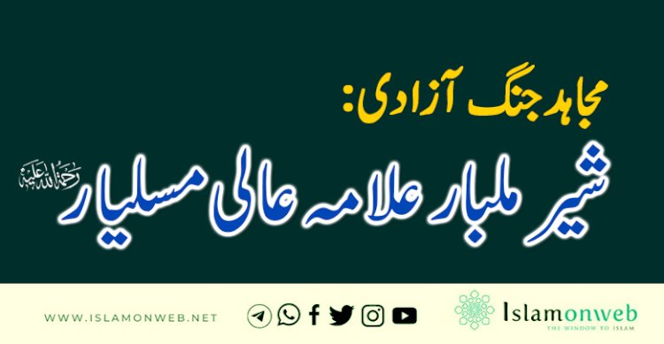مجاہدجنگ آزادی:شیر ملبار علامہ عالی مسلیار رحمۃ اللہ علیہ