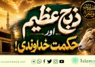 ”ذبح عظیم“اور حکمت خداوندی!